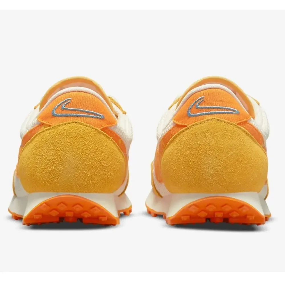 Nike Women's Daybreak Sneakers Paisley Swoosh Pale Ivory Magma Orange, Size 6.5